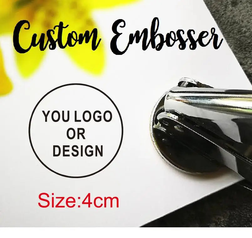Custom Initials Embosser stamp,Book Embosser Personalized Wedding Embossing Stamp, Address Stamp, Form the Library Embosser