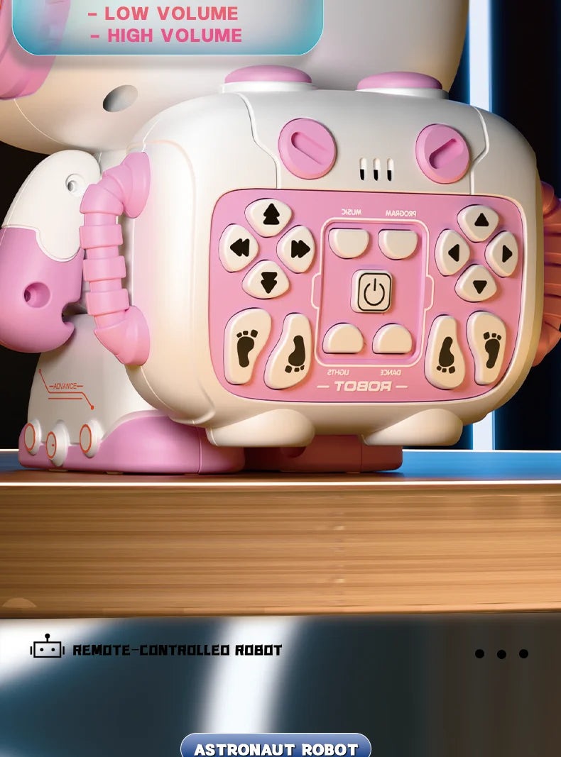 Intelligent remote control robot, interactive recording, lighting, music, dance toys, birthday gifts for boys and girls