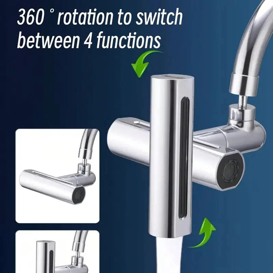 360° Rotate Kitchen Anti Splash Faucet Head Cold and Hot