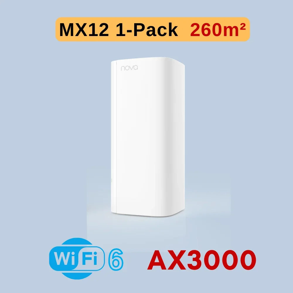 Wifi6 AX3000 Mesh WIFI Router Tenda MX12 2.4Ghz 5GHz Full Gigabit Wireless Repeater AX3000 Network Extender Tenda Mesh Routers