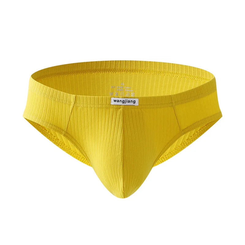 Soft Cotton Briefs Men Sexy Pouch Underwear Sweat Absorption Underpants Breathable