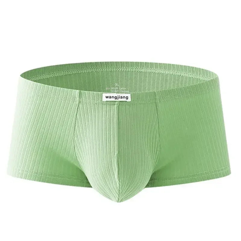 Men's Low-Rise Breathable Underwear Elastic Trunks Shorts U Convex Underpants