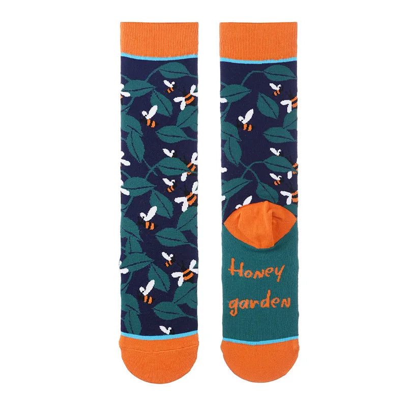 Fashion Colorful Spring Autumn Women's Socks