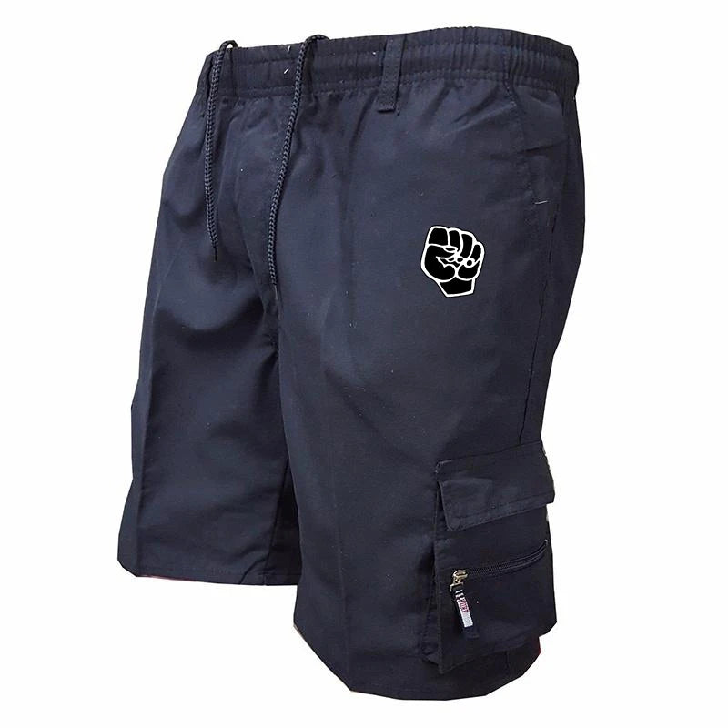 Summer Men's Cargo Shorts Bermuda Cotton Multi-pocket Casual Outdoor Short Pants