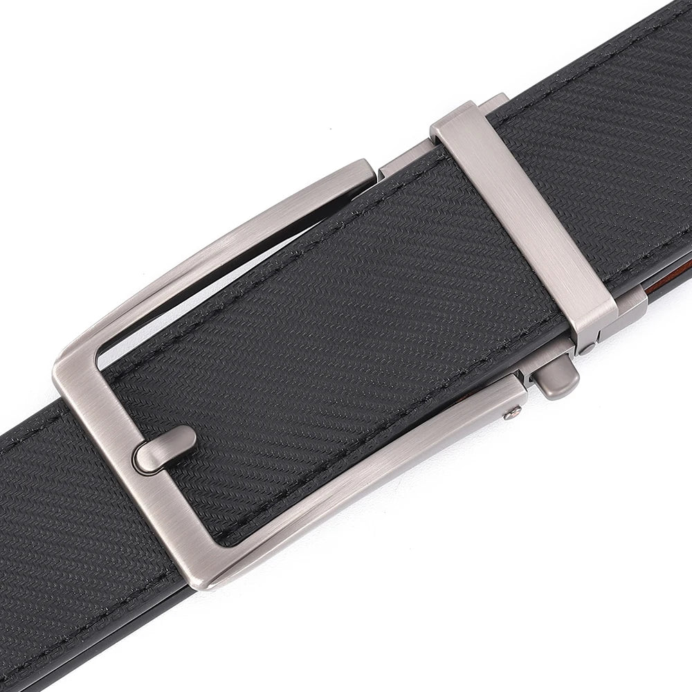 Men Luxury Buckle Genuine Leather Belt
