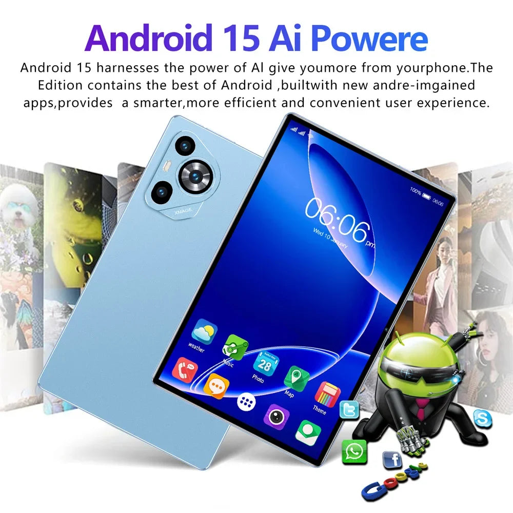 Hot New Pad 7s Pro Original Tablets 11.6inch Global Version Android 15 Tab 5G Dual Sim 12000mAh Tablets Children's Kids Tab PC