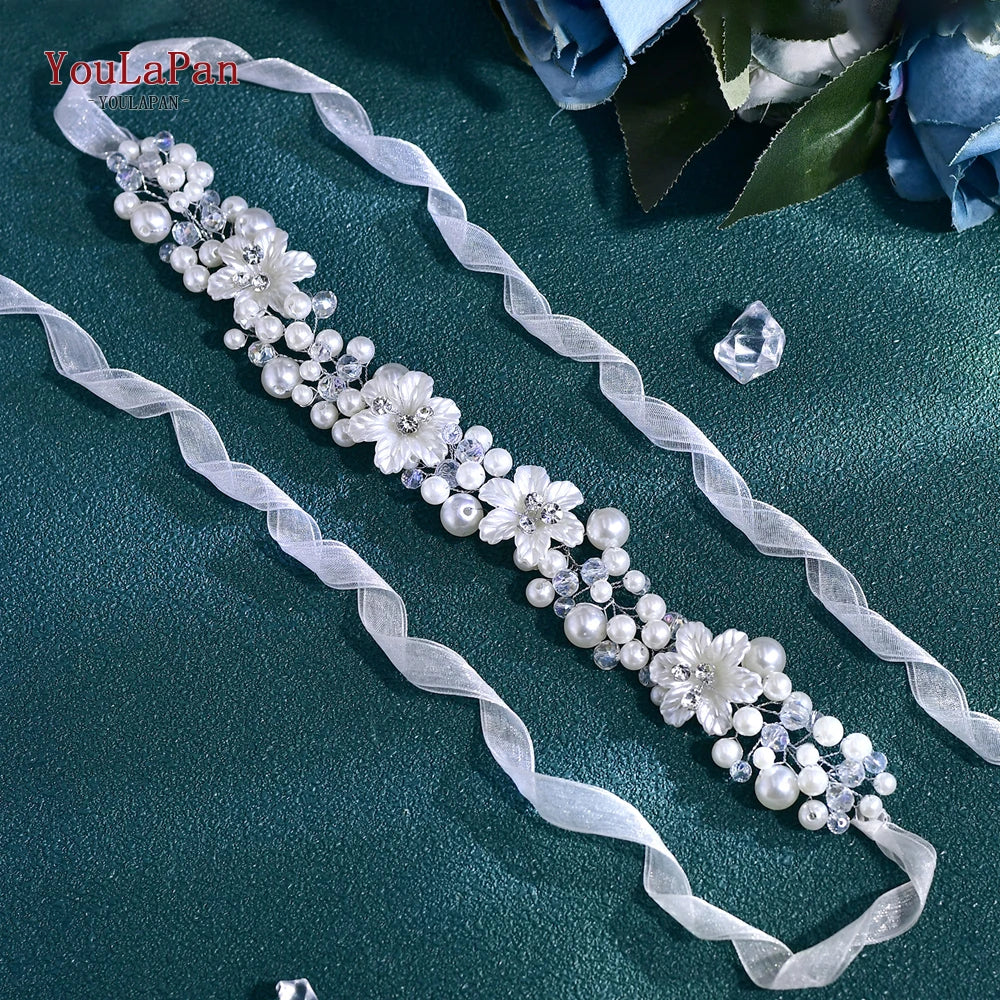 Wedding Bridal Rhinestone Dress Sash Belts for Women Wedding Jewelry Accessories