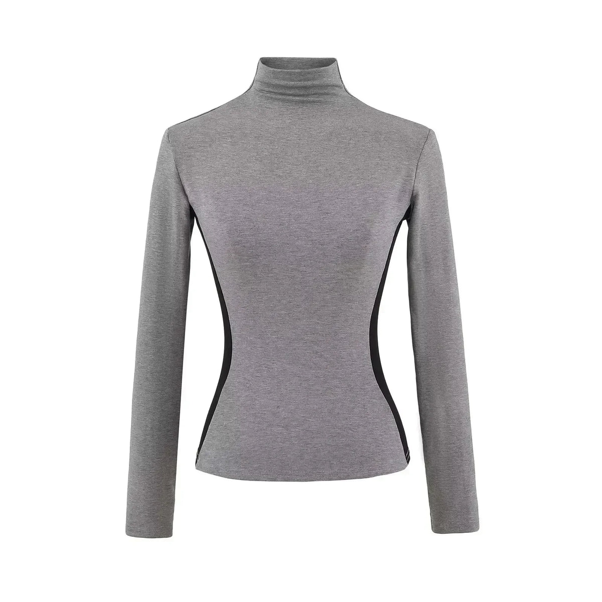 Women's High Neck Slim Fit Fleece Base Layer Top