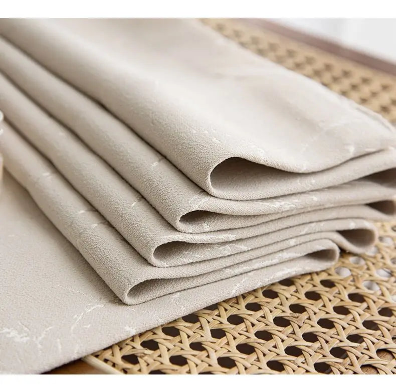 Customized Lightning Jacquard Thickened Chenille Blackout Curtains for Living Room Bedroom French Window