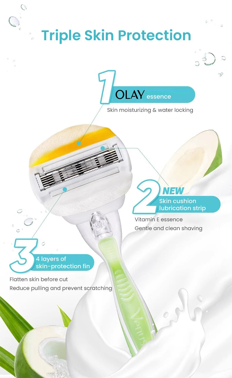 Gillette Venus Women‘s Razor Hair Removal Knife for Women Multiple Specifications to Choose