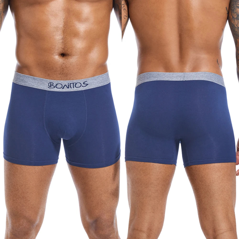 4pcs Men Underwear Cotton Boxer Shorts
