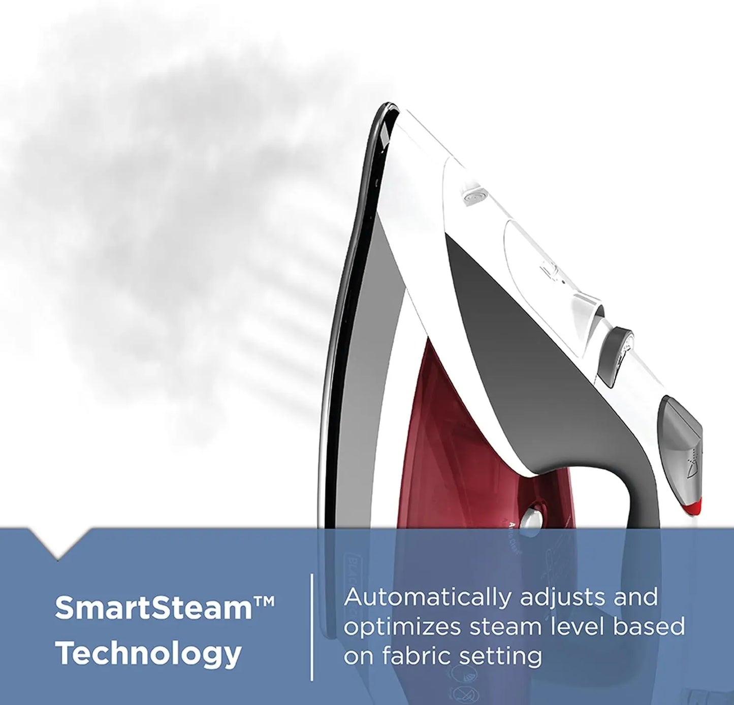 Advanced Steam Iron with Powerful Steam & Auto-Off, Perfect for Wrinkles-Free Clothes