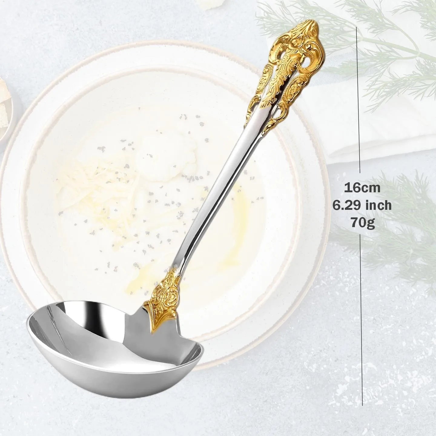 2/3/4/5/6 pieces 6.29 inch mini gravy sauce ladle for mixing and stirring Cereal Sauce Gravy Condiment non cooking soup ladle