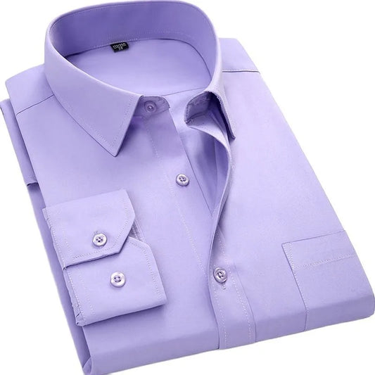 Men's Classic Long Sleeve Dress Shirt