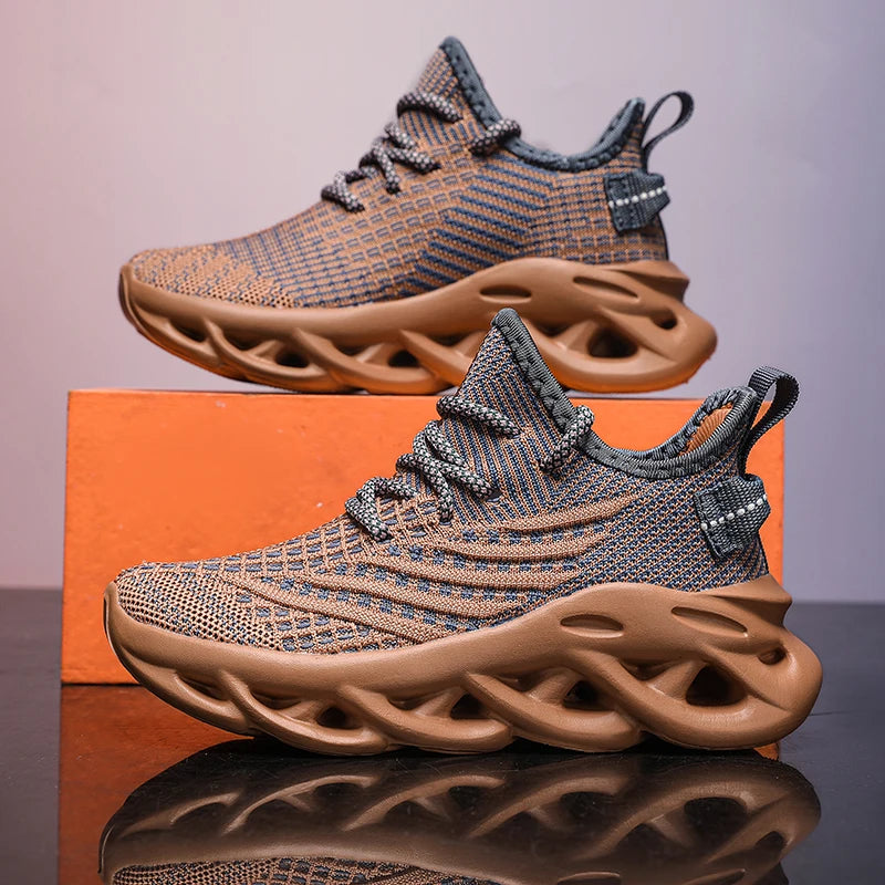 Mesh Kids/Teens Running Walking Breathable Outdoor Sport Sneakers Shoes