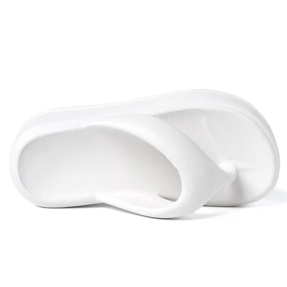 Women Bow Platform Flops Thick Sole Comfortable Sandals Slip-on