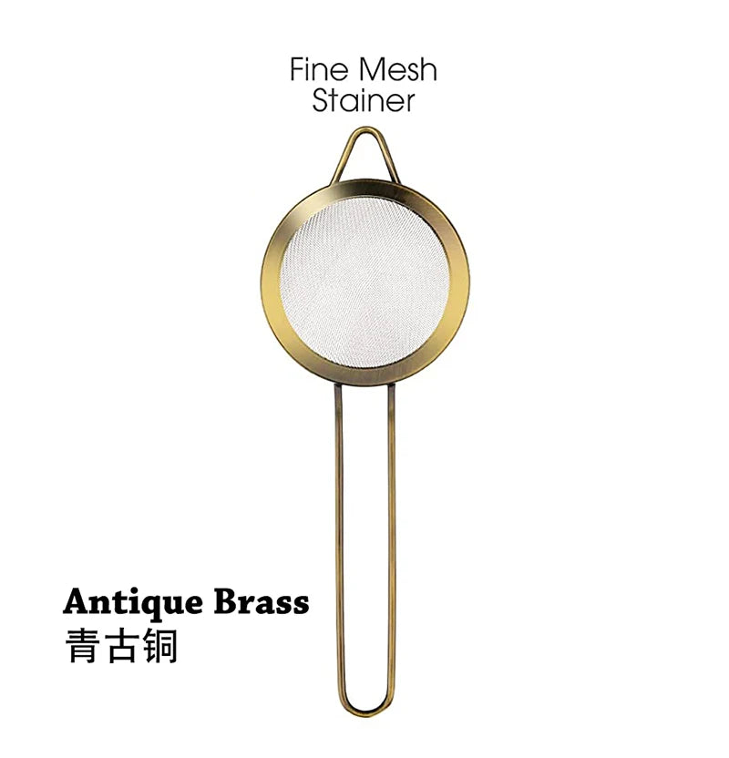 Fine Mesh Cocktail Strainer Conical Bar Strainer, Stainless Steel