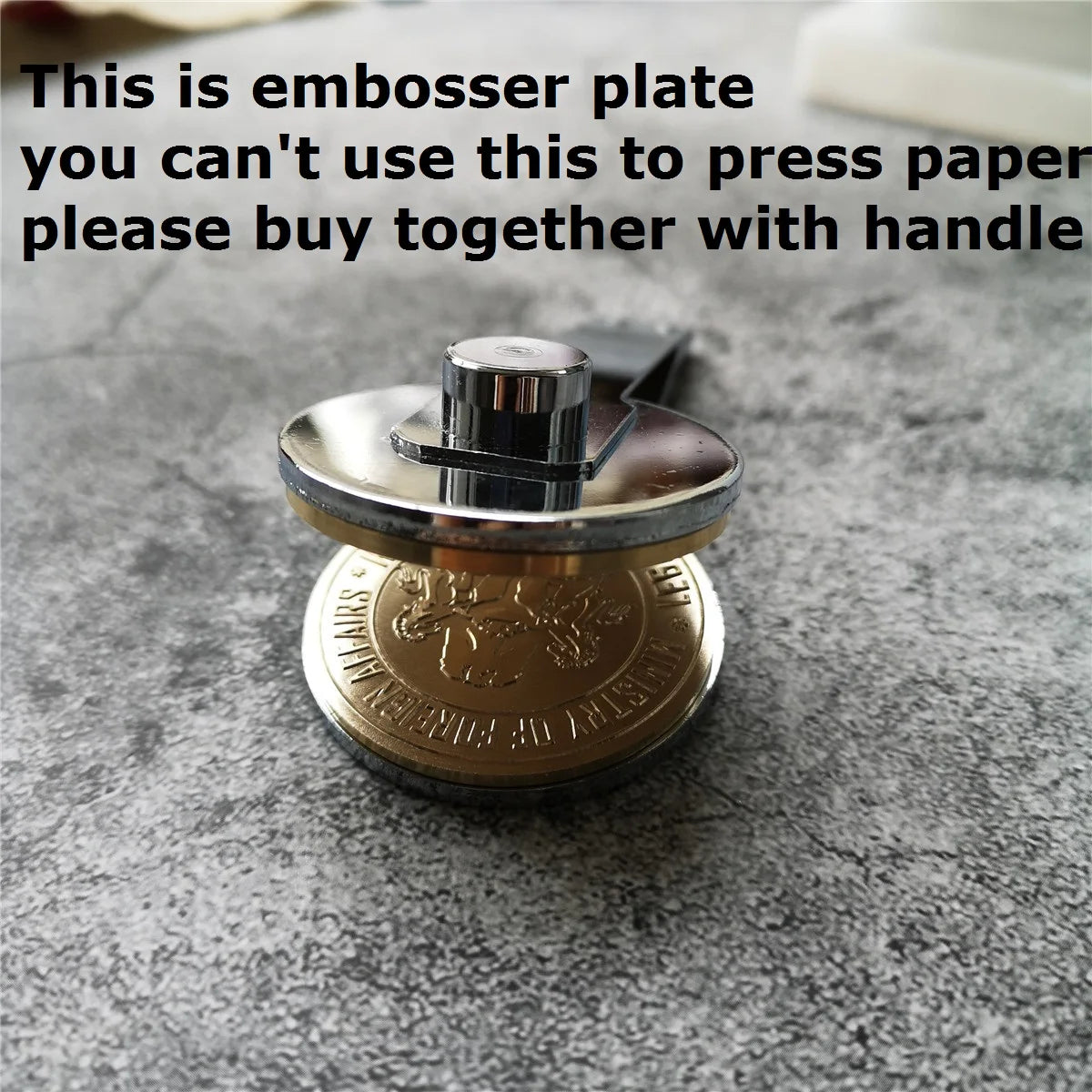 Custom Initials Embosser stamp,Book Embosser Personalized Wedding Embossing Stamp, Address Stamp, Form the Library Embosser