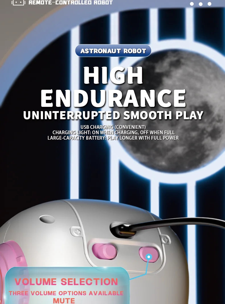 Intelligent remote control robot, interactive recording, lighting, music, dance toys, birthday gifts for boys and girls