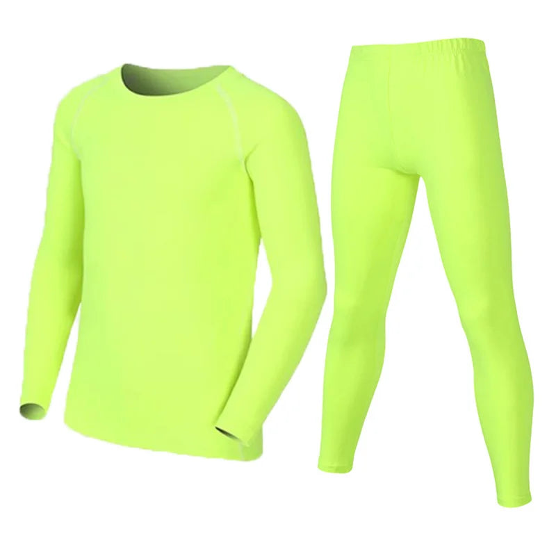 Children Kid Boy Girl Compression Skiing Underwear Set Fitness Ski Snowboarding Sport Running Hiking Exercise Jogging Suit 19