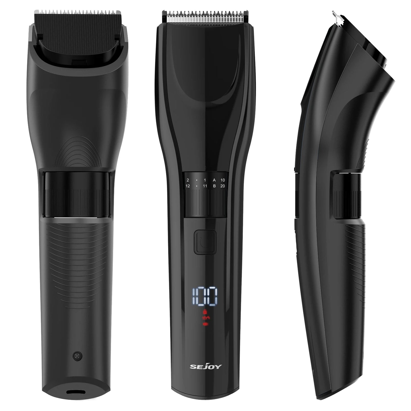 Unisex Hair Trimmer Electric rechargeable LED Display Hair Clipper Beard Shaving Body Trimmer Professional Barber