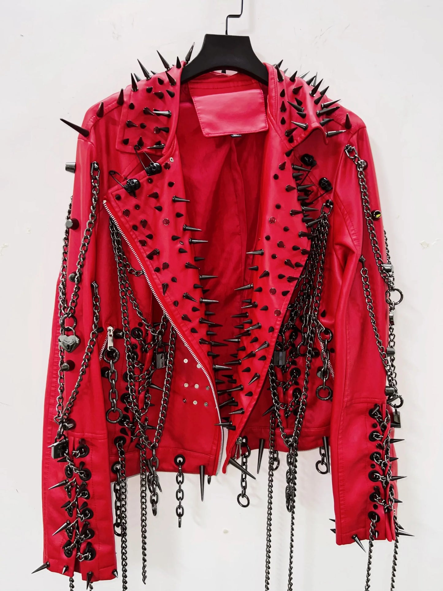Vintage Leather Jacket gothic style