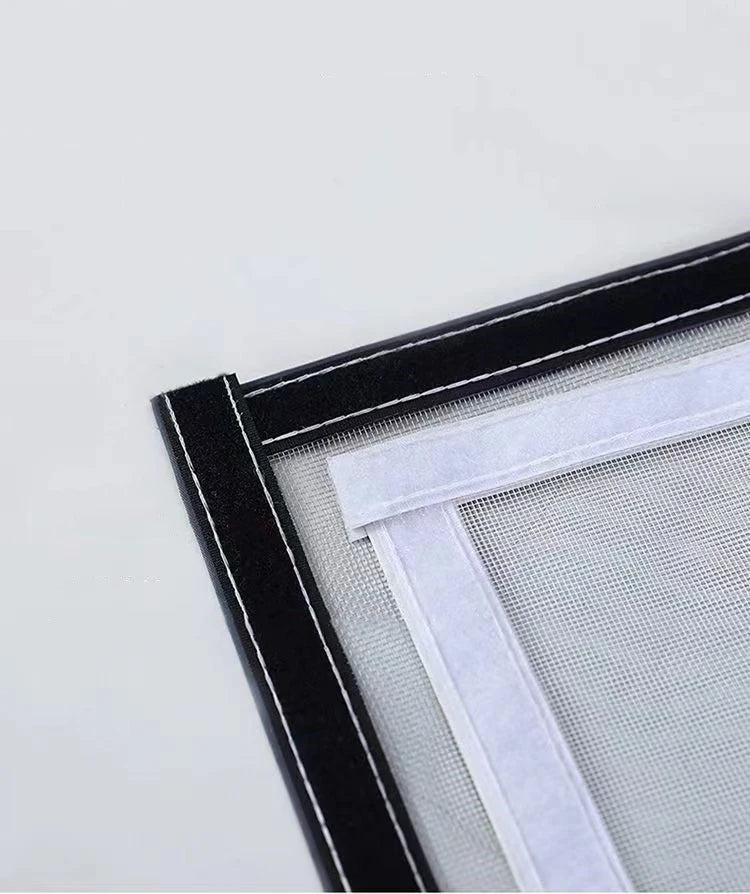 Summer mosquito proof door and window screens, available in various sizes (white) [Size 105 cm - 130cm