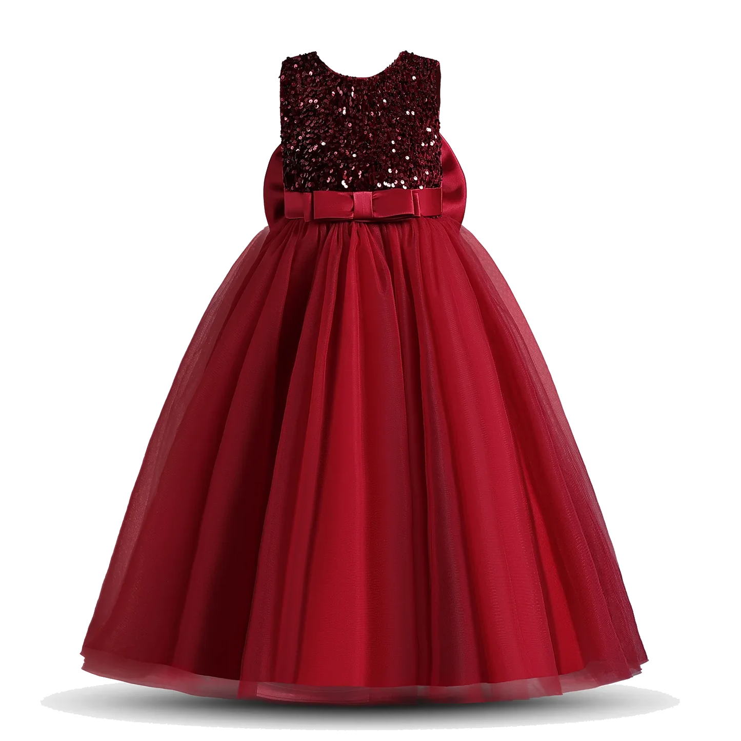 Elegant Girls Long Sequin Princess Dresses