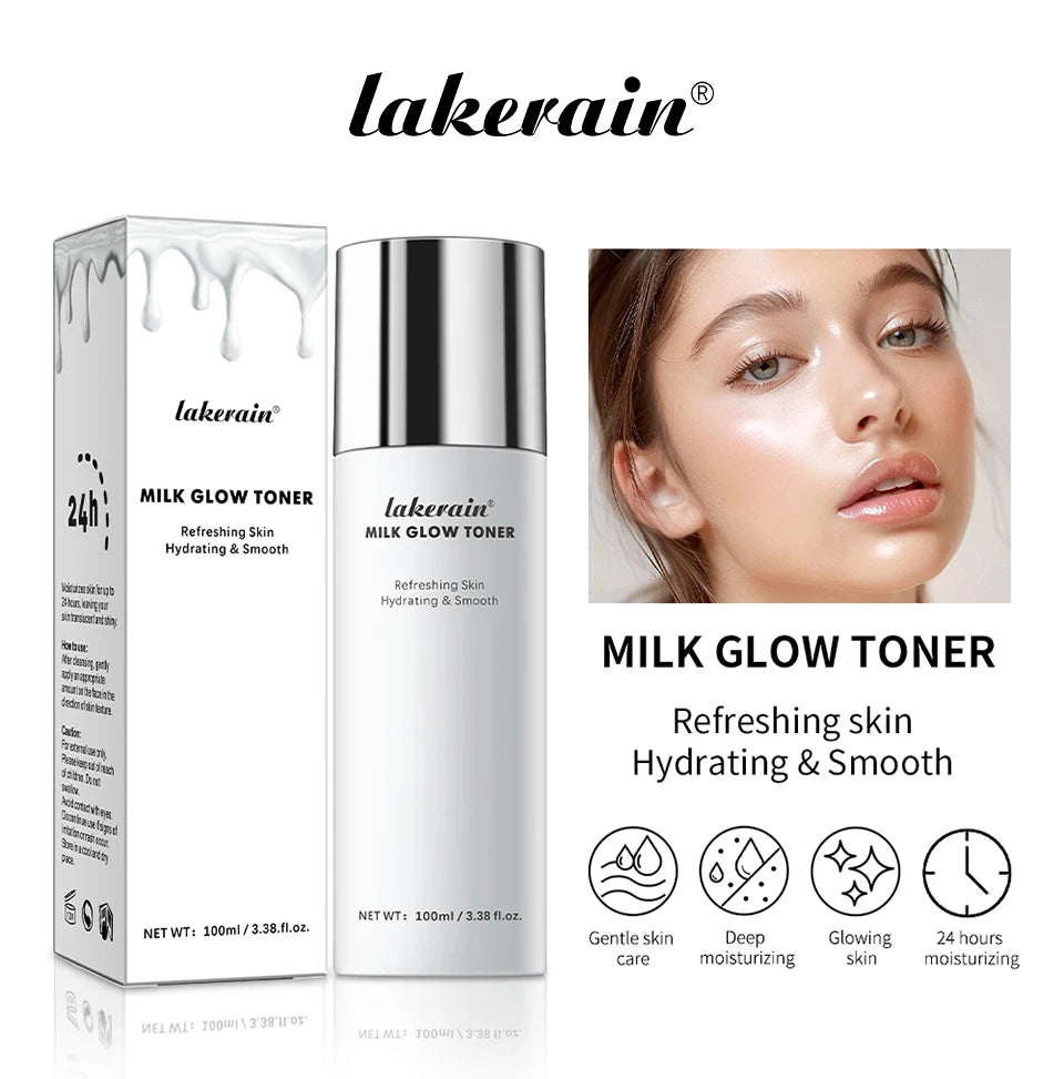Milk Toner & Moisturizing Lotion Set Long Lasting Hydrating Oil Control Soothing Skin SPF10 Sunscreen Suitable For All Skin Type