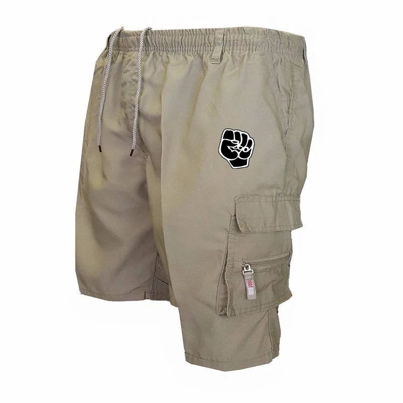 Summer Men's Cargo Shorts Bermuda Cotton Multi-pocket Casual Outdoor Short Pants