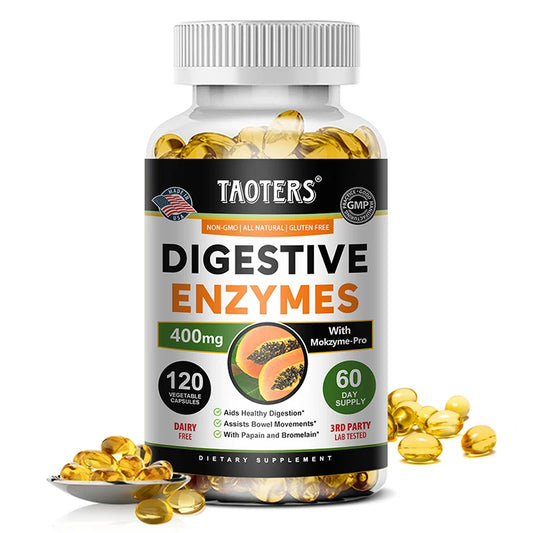 Digestive enzyme supplements for adults capsules Beneficial bacteria Immune system support and healthy digestion