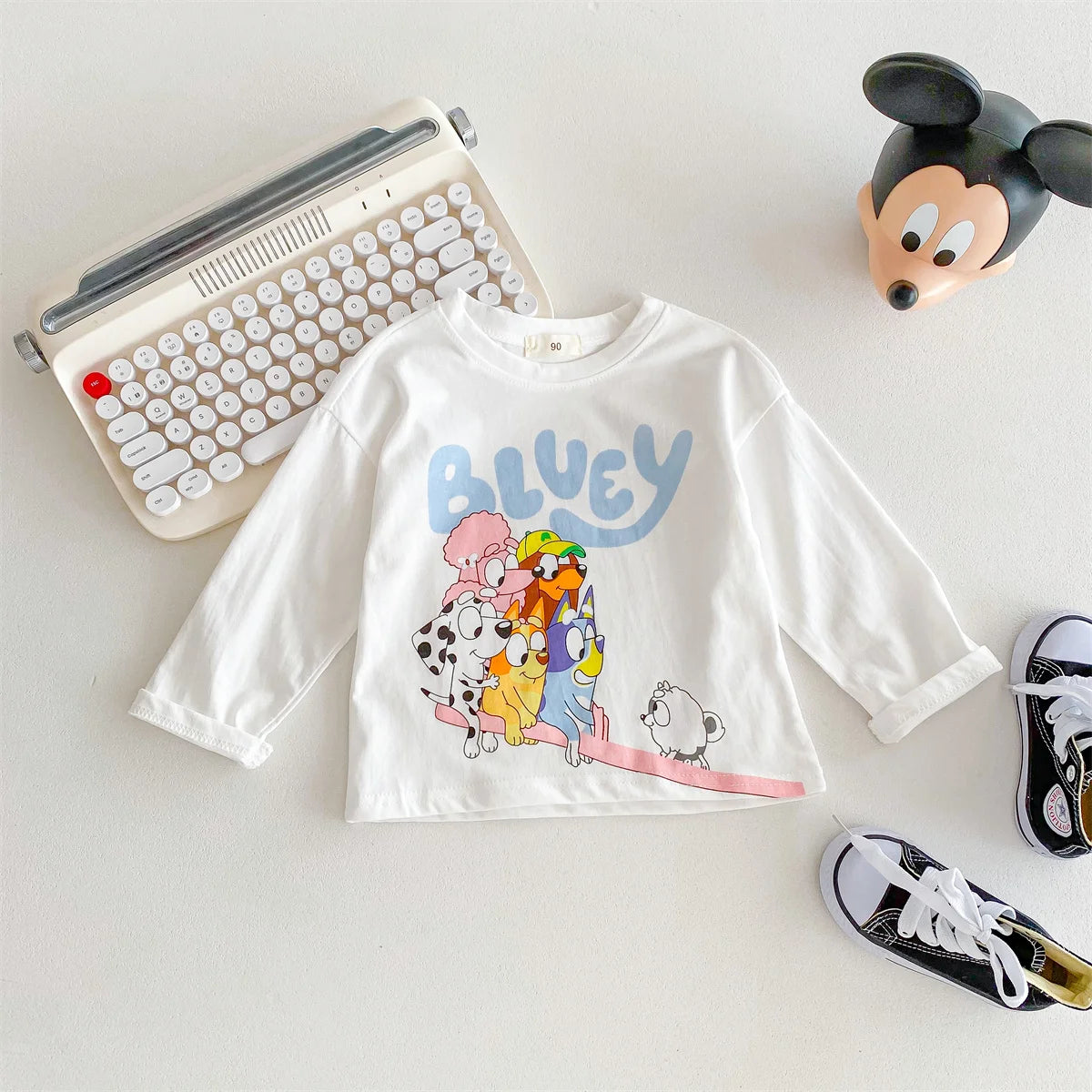 Girls Long Sleeve T-shirt Printed Cartoon Mickey