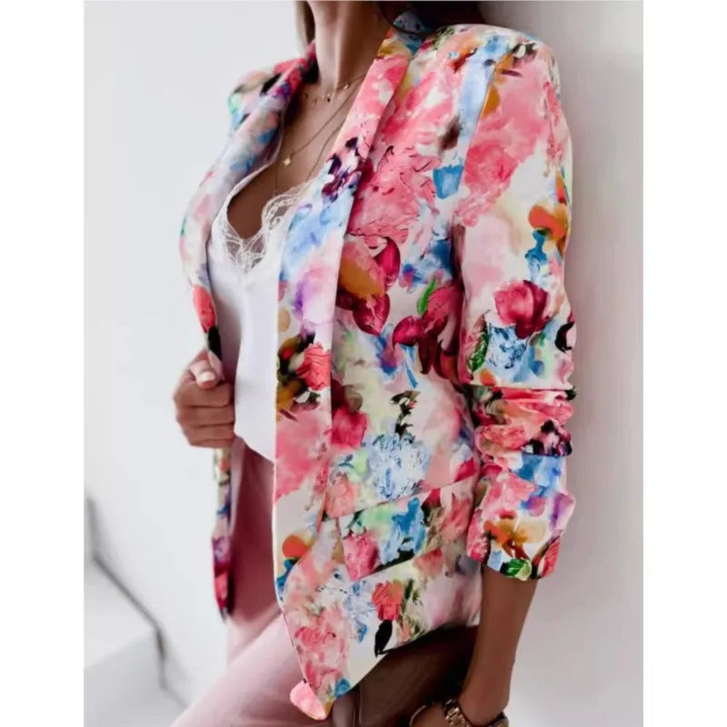 Women's Floral Printed Suit