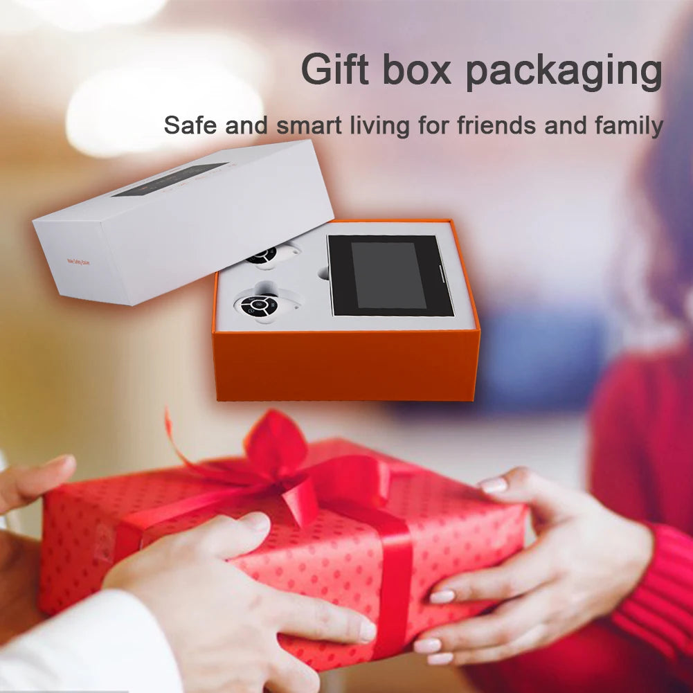 ACJ Wifi HD Smart Home Security Alarm System Kit Wireless 433MHz IR Detector Alarm Bell Door Sensor Doorbell Remote Control