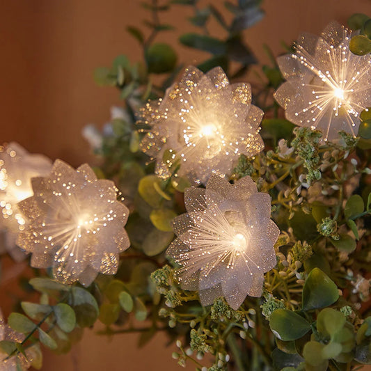 2/3M LED Fiber Optic Fairy Light Battery Powered Garland