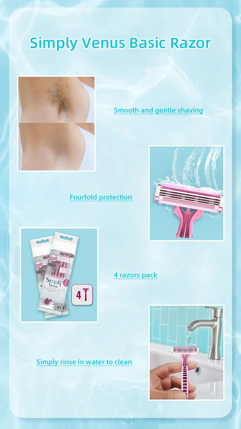 Gillette Venus Women‘s Razor Hair Removal Knife for Women Multiple Specifications to Choose