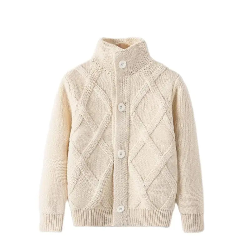 Boys Sweater Knitwear Long-Sleeve Cotton Cardigans