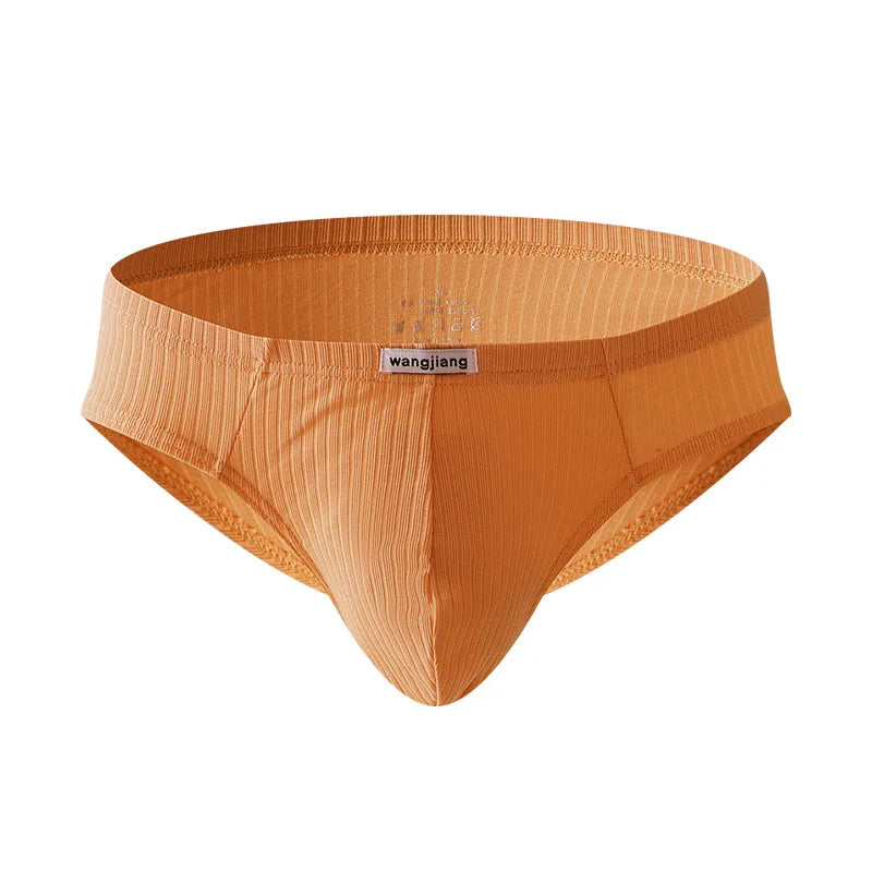 Soft Cotton Briefs Men Sexy Pouch Underwear Sweat Absorption Underpants Breathable
