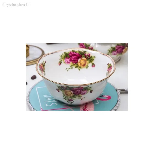 English Bone China Coffee cup Afternoon Tea cup Old Town Rose European Coffee Cup Plate Wedding Birthday Gift