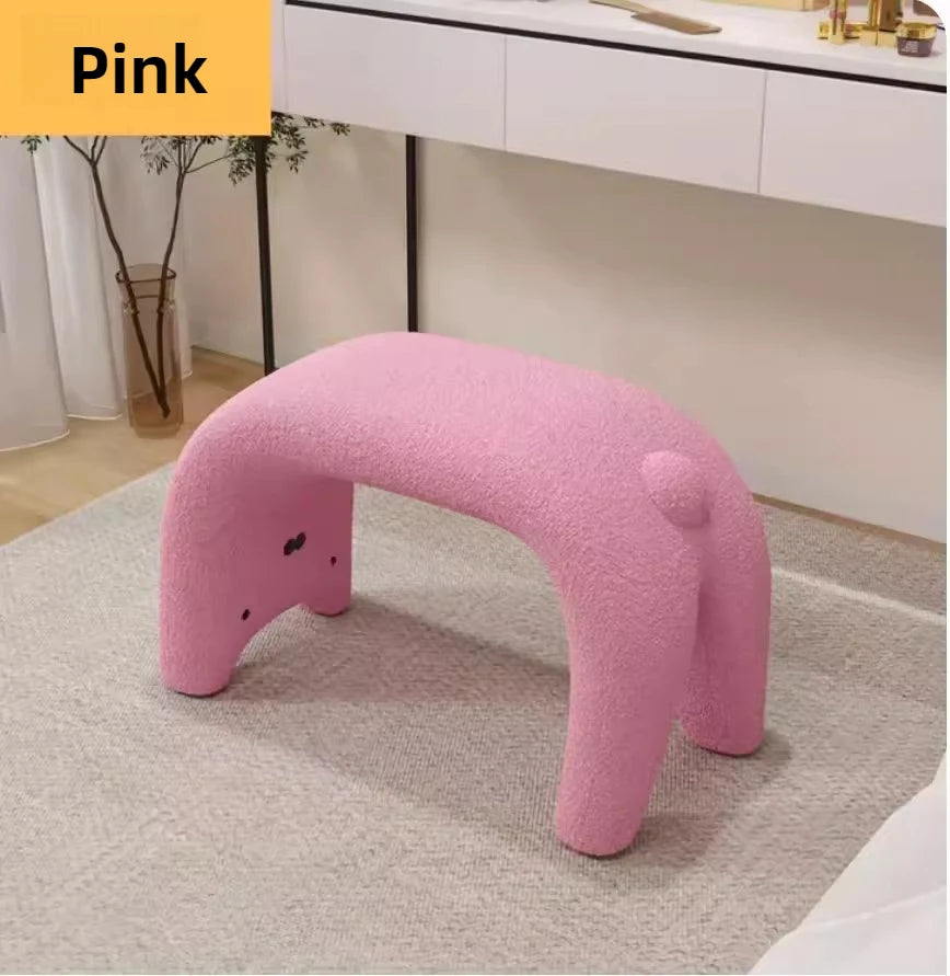 Cat shoe change stool household door shoe stool entry small stool sitting stool low stool sofa hair stool dressing makeup stool