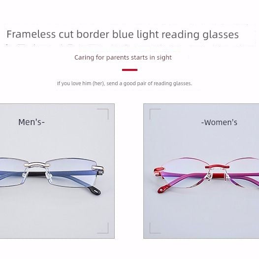 Fashion Blue Light Reading Glasses TR90 Light Anti-Radiation Men and Women Anti-Fatigue Presbyopic Glasses