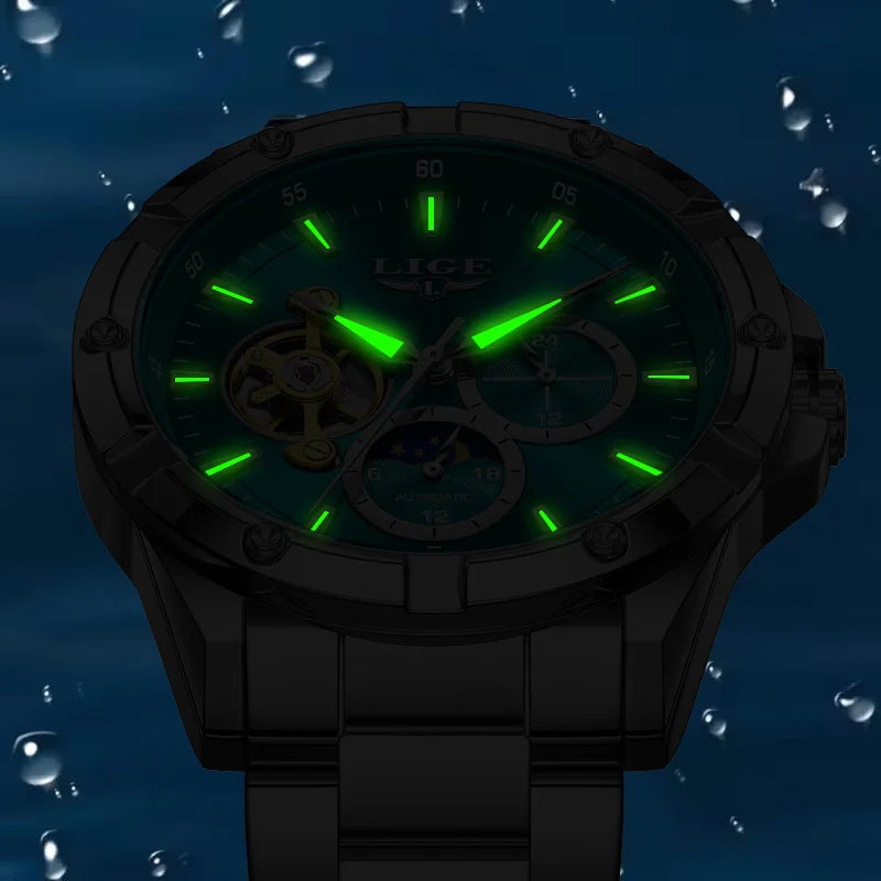 Men's Luxury Sports Waterproof Mechanical Wristwatch