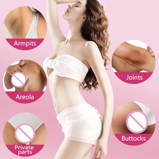 Collagen Skin Whitening Cream Dark Spots Removal Body Lotion Underarm Armpits Intimate Areas Bikini Lightening Cream Body Care