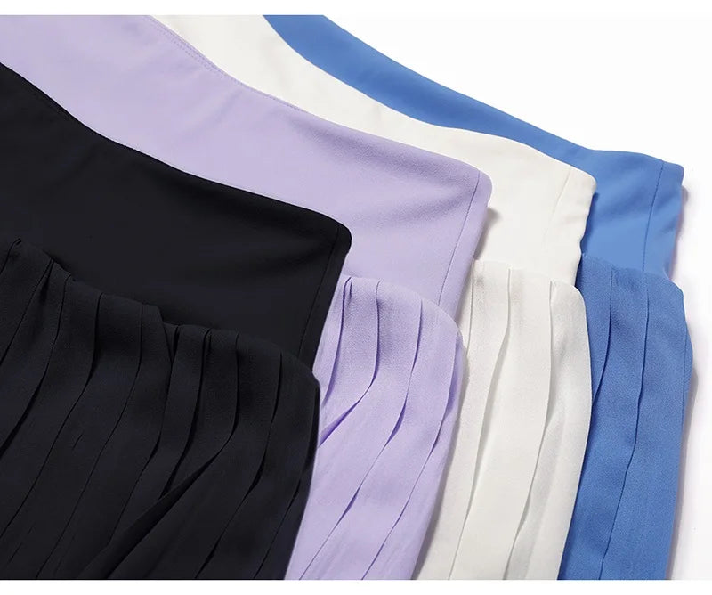 Women Gym Yoga Set Workout Sportswear Fitness Shirts Tracksuit High Waist Skirts Top Suit