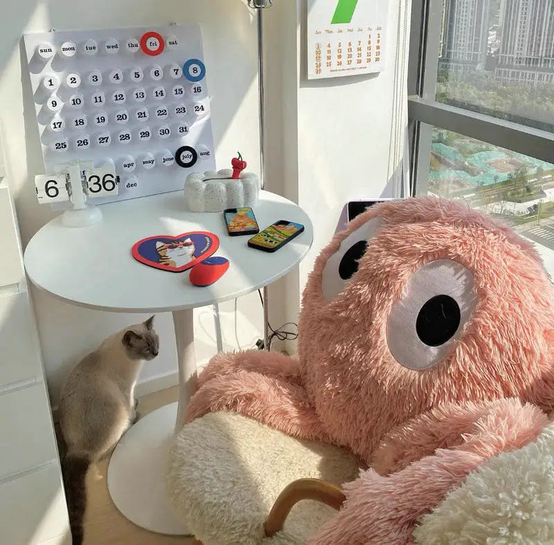 175CM  Giant Swag Ferry Plush Alien Monster Octopus Stuffed Toy For Safe or Comfort Pillow