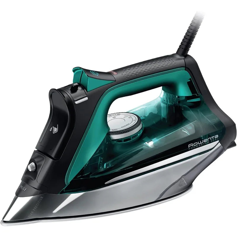 Rowenta, Iron, Pro Master Stainless Steel Soleplate Steam Iron, 210 g/min, 400 Microsteam Holes, 1775 Watts, Auto-Off, DW8360