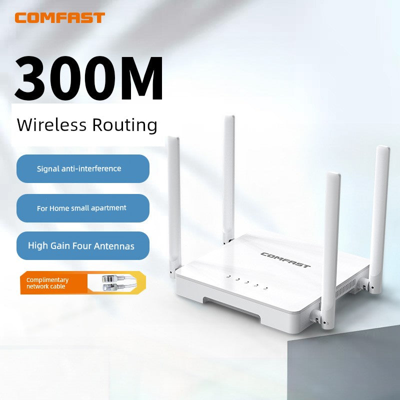 [Send Network Cable] ComFast Router For Home High-Speed Gigabit Full-House Coverage Wireless Router through the Wall WiFi Port 1200M Dual-Frequency 5G High-Power Dormitory 619ac