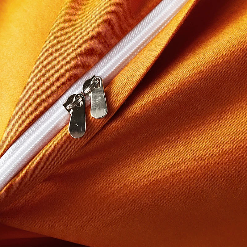 4/6Pcs Luxury Beige Gold Brocade Jacquard Egyptian Cotton Bedding Set Duvet Cover Flat/Fitted Bed Sheet Pillowcases