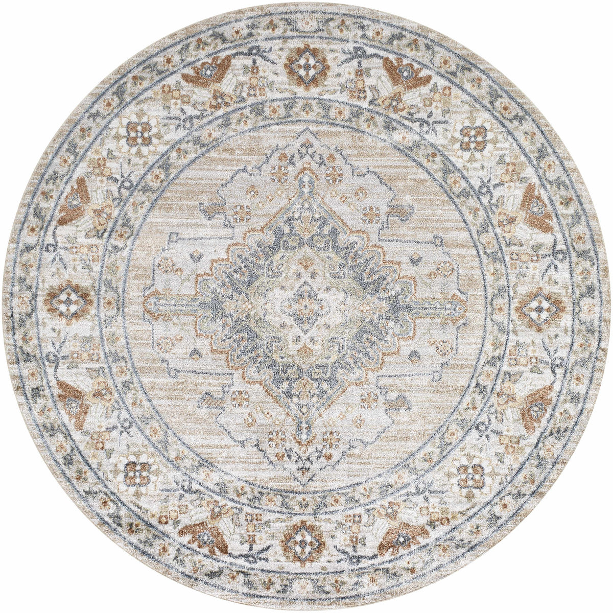 Erez Flat Pile Washable Rug
