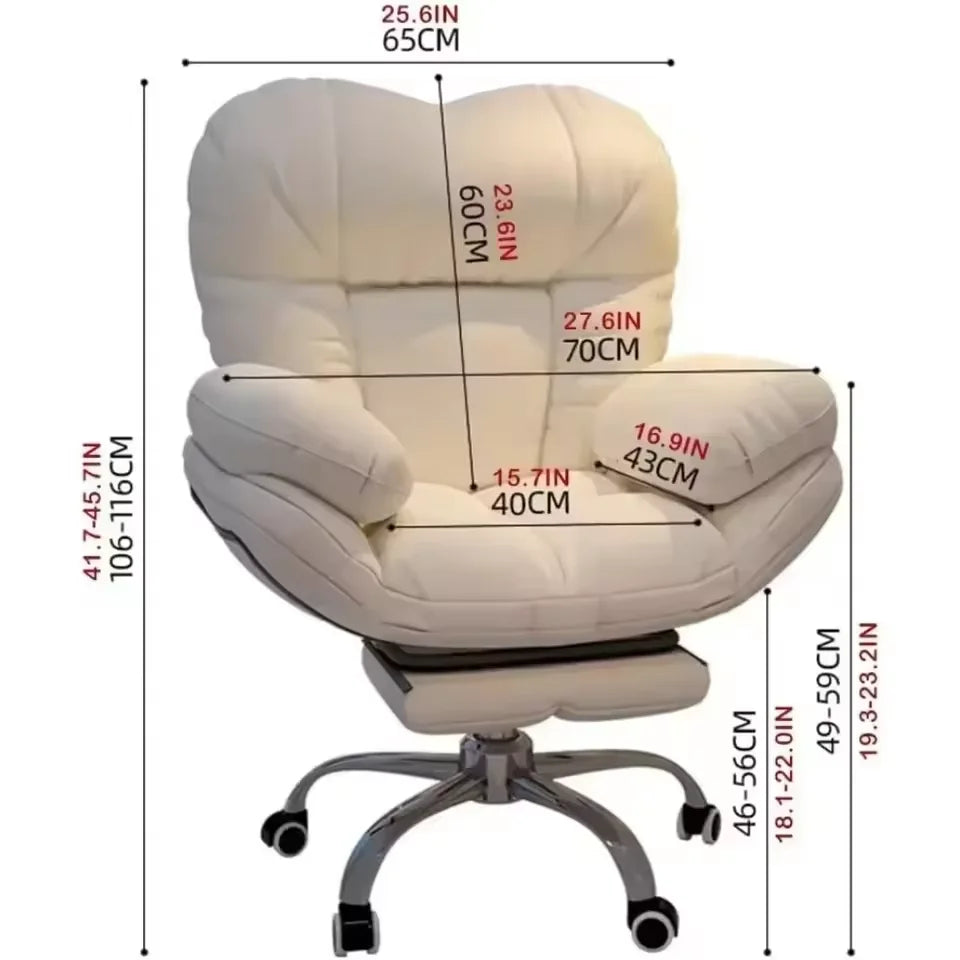 Gaming Chair Recliner- Home Office Desk Chair with Lift, Comfortable Armchair for Living Room & Bedroom